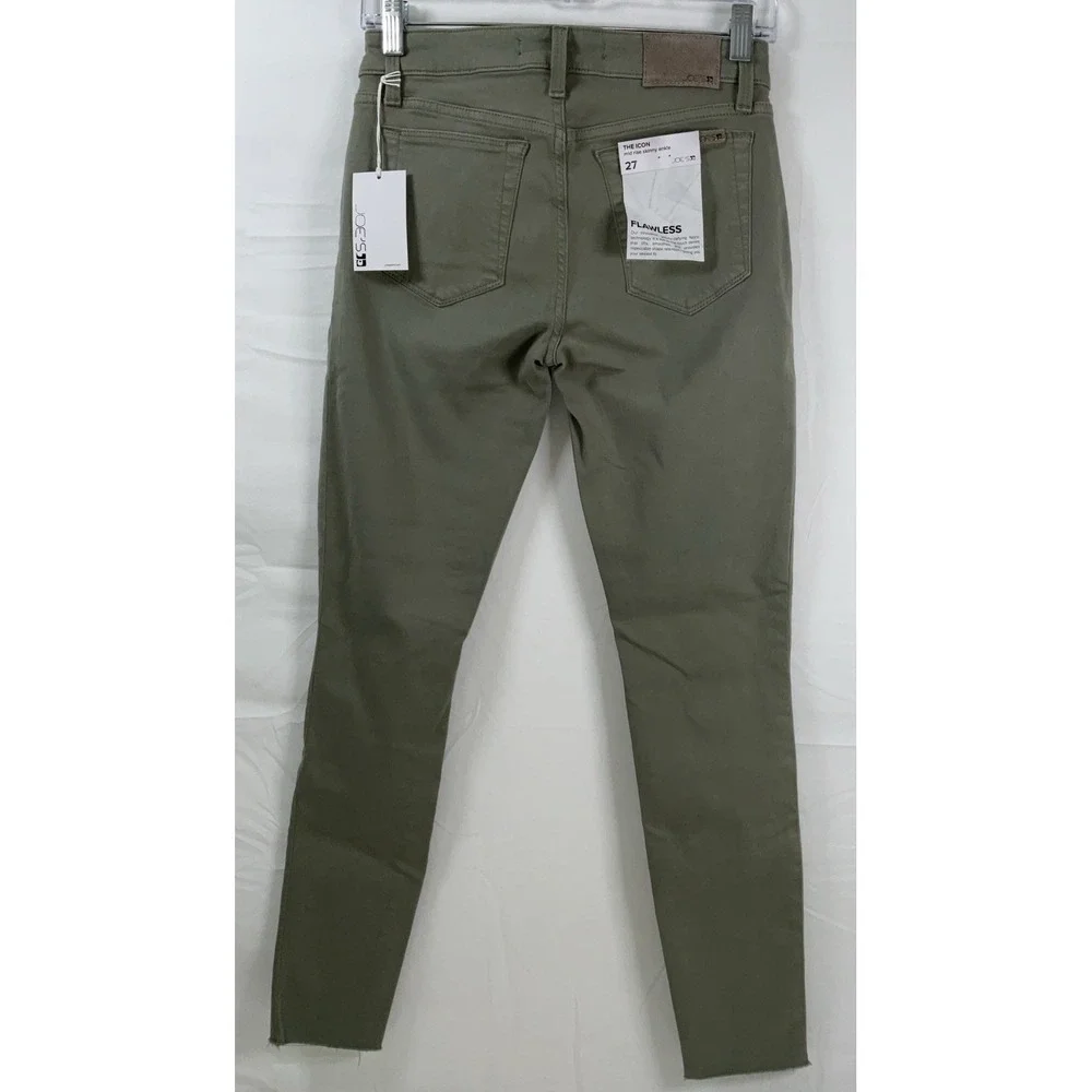 NWT Joe's Jeans Flawless The Icon Mid Rise Skinny Ankle Jeans Olive 27